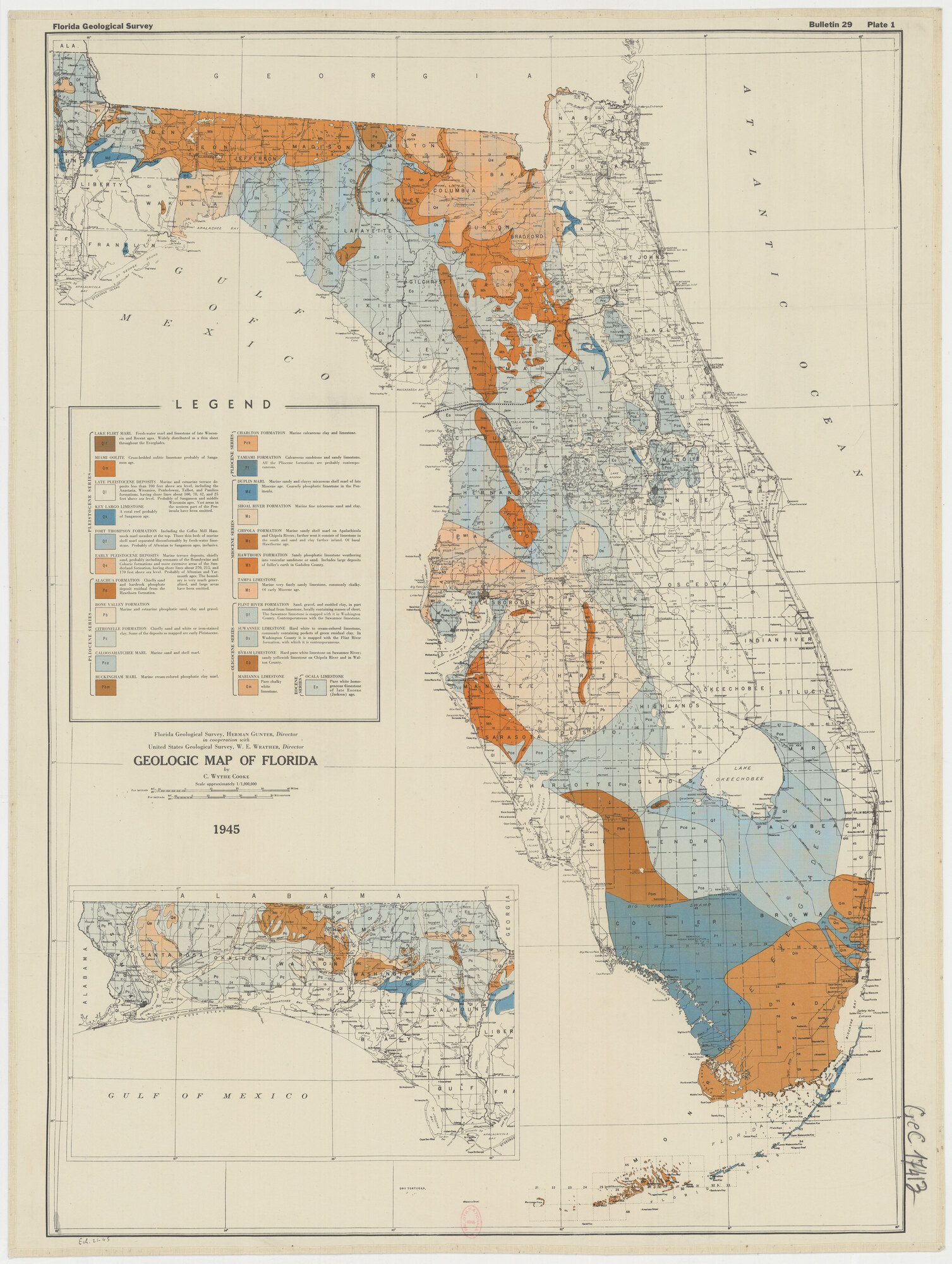 Florida geological history timeline