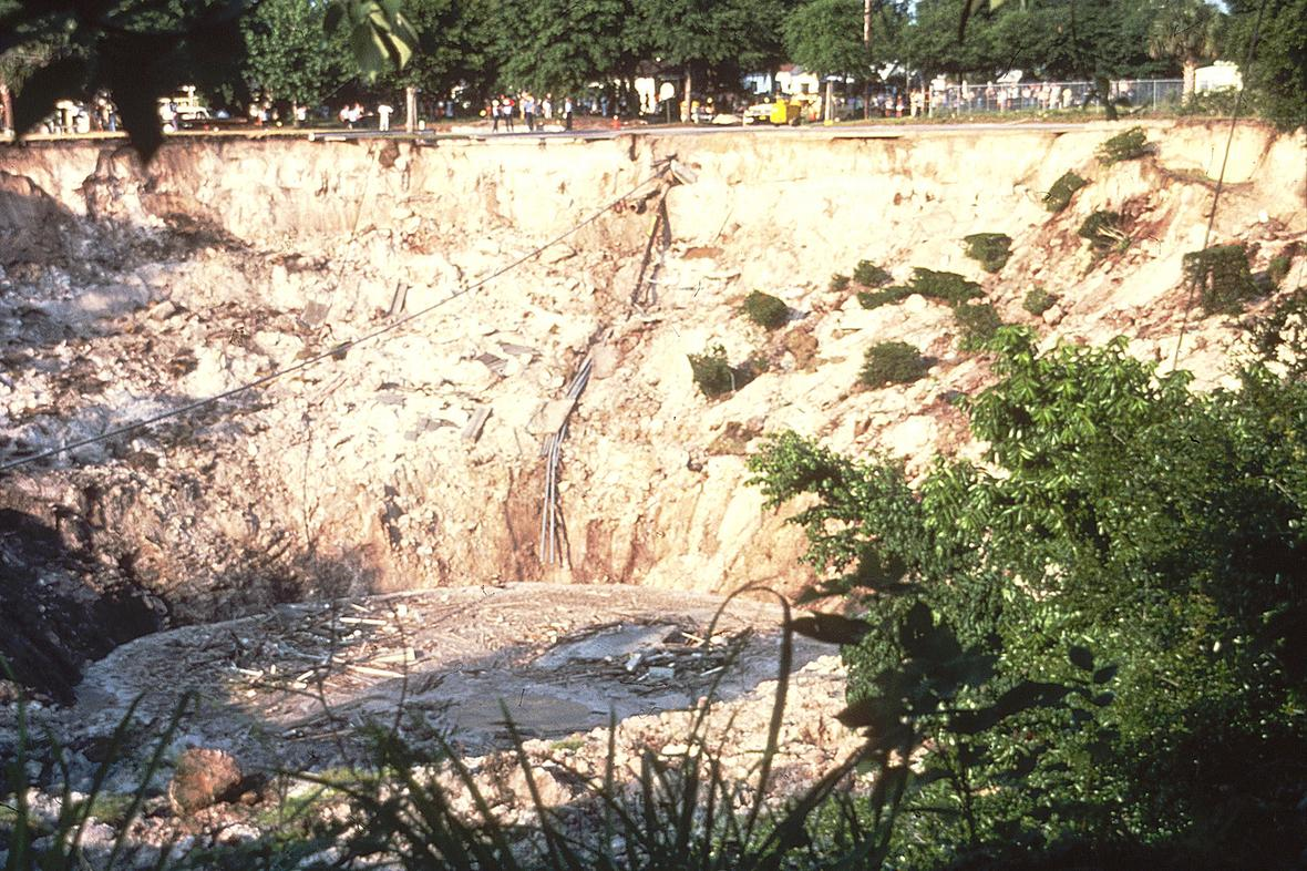 Florida sinkhole geology karst landscape